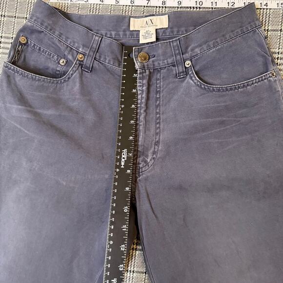 Armani Exchange Men's Jeans Navy Blue Cotton Straight Leg Size 30 - Picture 7 of 11